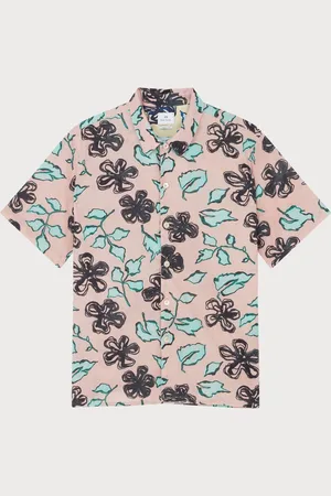 Paul Smith Casual Fit Pink Short Sleeve 100% Organic Cotton ShirtXXL