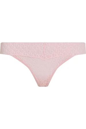 Calvin Klein Logo Lace Trim Low Rise ThongM