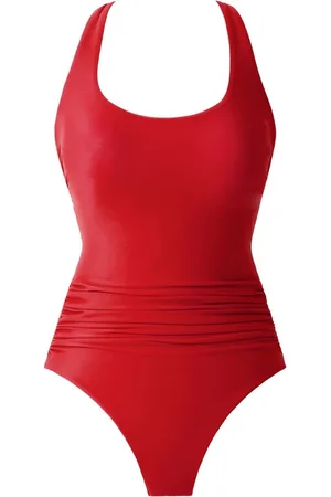 Miraclesuit Red Tummy Control Rock Solid Utopia Swimsuit44