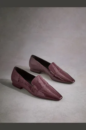 Next Tabitha Simmons Jess Leather Square Toe LoafersEU 41 (UK 7)