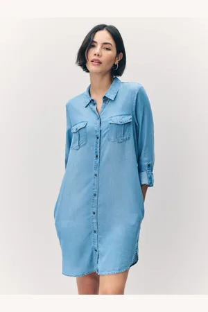 VERO MODA Lightweight Denim Shirt Dress38