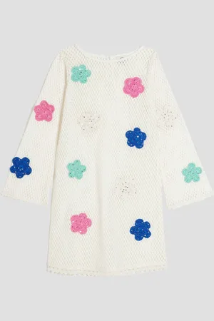 River Island Girls Crochet Flower Dress146152 cm