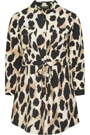 Evans Natural Animal Print Utility Tunic44
