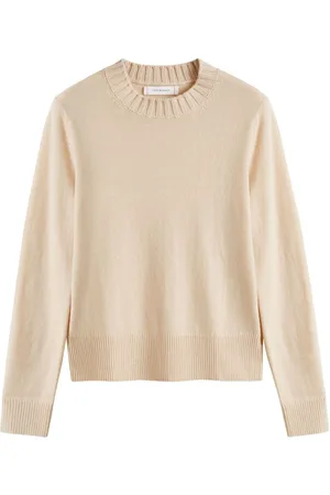 Chinti & Parker Cream Cropped Sporty JumperXL