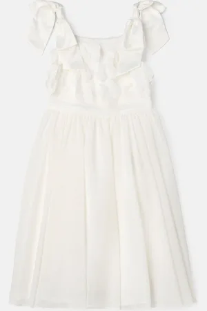 Angel & Rocket Lara Bow Shoulder Georgette Dress4 lat (104 cm)