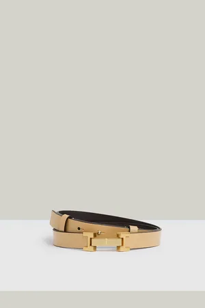 Reiss Hayley Leather H-Link BeltS
