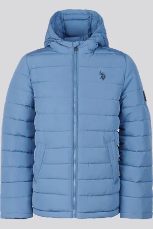U.S. Polo Assn. U. S. Polo Assn. Boys Lightweight Quilt Hooded Puffer Jacket14