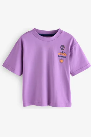 Timberland Purple Back Graphic Front Logo T-Shirt4 lat (104 cm)