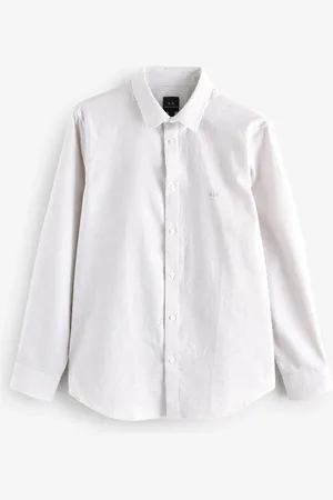 Armani Exchange Pinstripe 100% Cotton Brown ShirtM