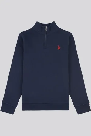 U.S. Polo Assn. U. S. Polo Assn. Boys Double Horsemen ¼ Zip Sweatshirt8
