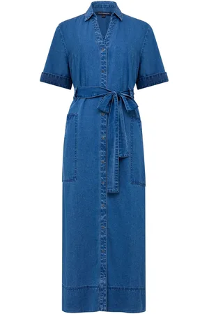 French Connection Sukienka dżinsowa Zaves z tkaniny chambray, w 100% z bawełny34