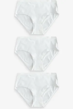 Sloggi GO Daily Cotton Highwaist White Knickers 3 PackXX-Large