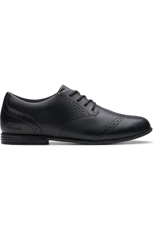 Clarks Leather Older Girls Finja Brogues5 EU 38E