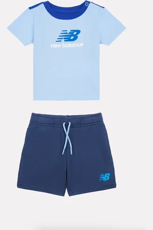 New Balance Zestaw Kids z dżerseju: koszulka ringer i szorty8692 cm