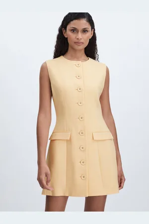 Anna Quan Button Through Mini Dress With Wool40