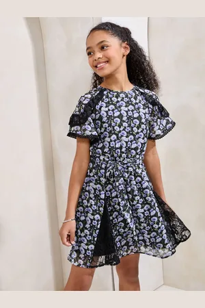 Lipsy London Lace Frill Sleeve Dress (5-16yrs)158164 cm