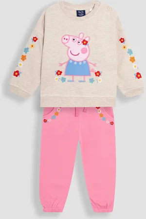 JoJo Maman Bébé 2-Piece Peppa Pig Sweatshirt & Joggers Set8692 cm