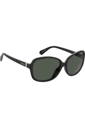 Polaroid Black Oversized Polarised Lens SunglassesJeden