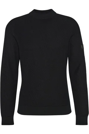 Barbour Dune Crew 100% Cotton Black JumperXL