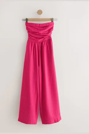 Next Bandeau Seersucker JumpsuitEU 54 (UK 26)