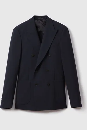 Reiss Belmont Double Breasted Suit Blazer Slim Fit42