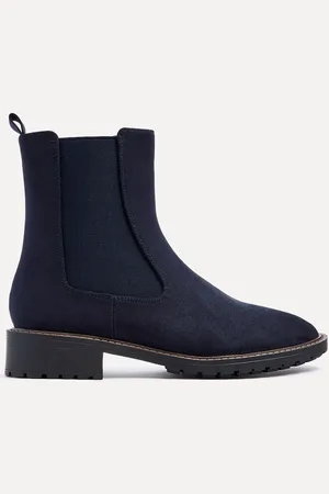 Linzi Dalston Faux Suede Chelsea Boots With Stretch PanelEU 38 (UK 5)