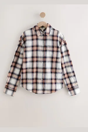 Next Long Sleeve Shirt With LinenEU 44 (UK 16)