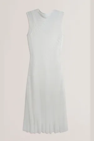 Ted Baker Celyina-Engineered Sheer Detail Knitted Midi Dress42