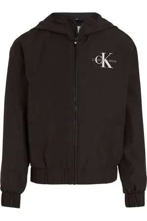 Calvin Klein Logo Zip Through Jacket128134 cm