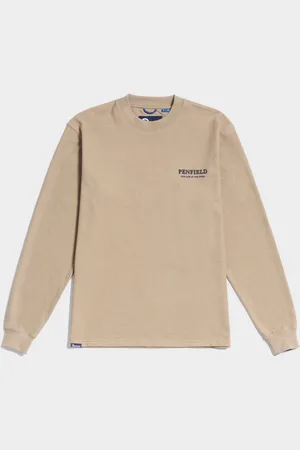 Penfield Mens Bear Long Sleeve T-ShirtM