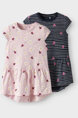 NAME IT Capsleeve Printed Dresses 2 Pack110116 cm