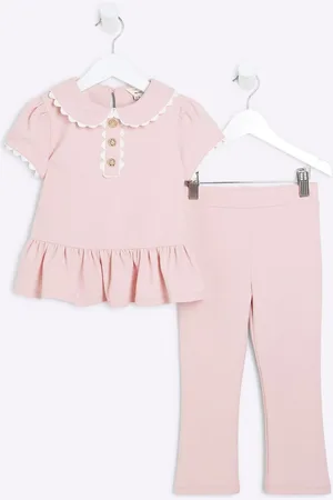 River Island Girls Collared Peplum Set104110 cm