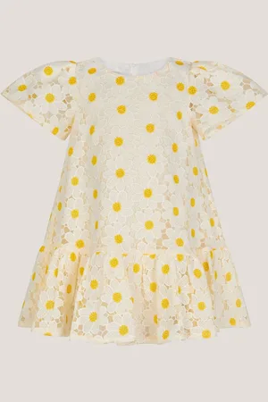Monsoon Baby Zaria Daisy Lace Swing Dress7480 cm