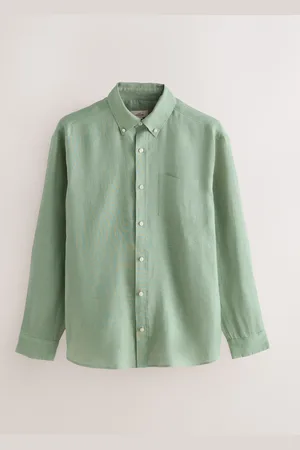Next Signature 100% Linen Long Sleeve ShirtL