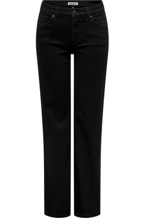 ONLY Blush Mid Rise Straight Leg Jeans With Super StretchXL