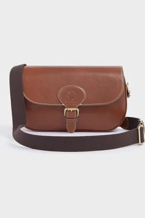 Osprey The Hurlingham Italian Leather Convertible Saddle Brown BagJeden