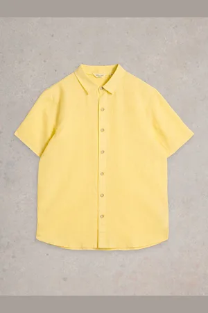 White Stuff Keswick Short Sleeve 100% Linen ShirtM