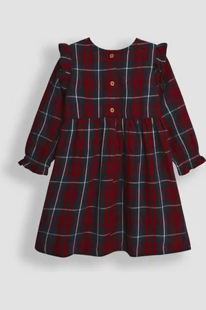 JoJo Maman Bébé Tartan Smocked Dress12