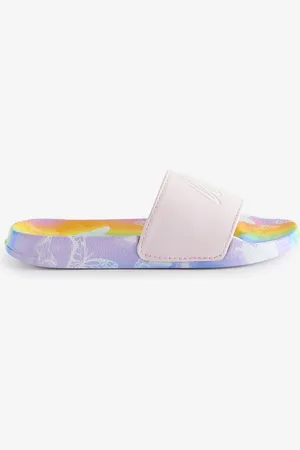 Hype . Girls Multi Strobe Butterfly Script SlidersEU 35.5 (UK 3)