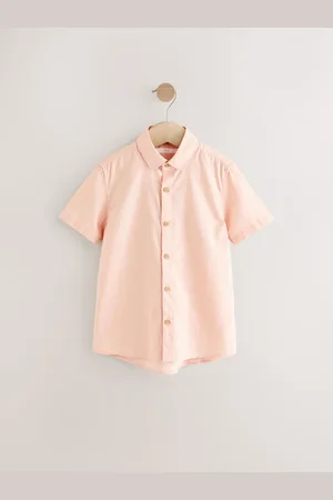 Next Short Sleeves Linen Blend Shirt (3mths-16yrs)166168 cm