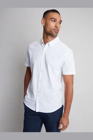 Threadbare Koszula oxford z krótkim rękawem XL