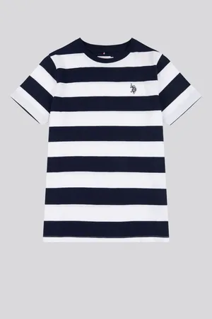 U.S. Polo Assn. U. S. Polo Assn. Boys Classic Stripe 100% Cotton T-Shirt12
