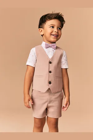 Next Waistcoat, Shirt, Short and Bowtie Set (3mths-9yrs)6