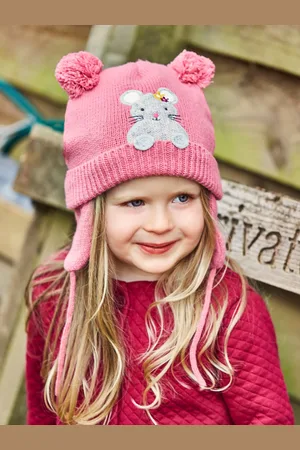 JoJo Maman Bébé Mouse Appliqué Hat0