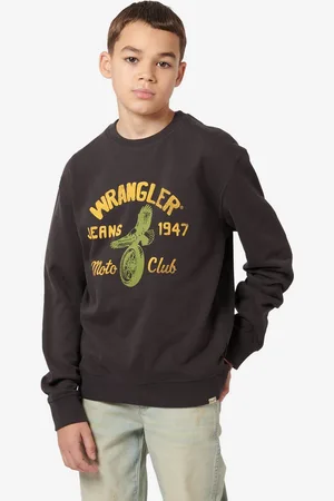 Wrangler Boys Moto Club Crew Sweatshirt140146 cm