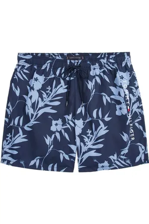 Tommy Hilfiger Medium Length Print Drawstring Swim ShortsL