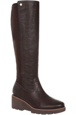 Vionic Wide Fit Ashland Knee High Leather BootsEU 36.5 (UK 4)