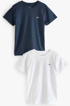 GANT Crew Neck 100% Cotton T-Shirts 2 Pack9