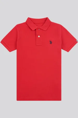 U.S. Polo Assn. U. S. Polo Assn. Boys Double Horsemen Pique 100% Cotton Polo Shirt9