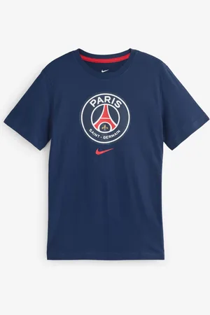 Nike 100% Cotton PSG Crest Graphic T-ShirtL